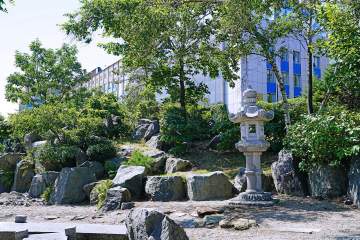 The unique Yoshio Marumoto Garden, (one of the 