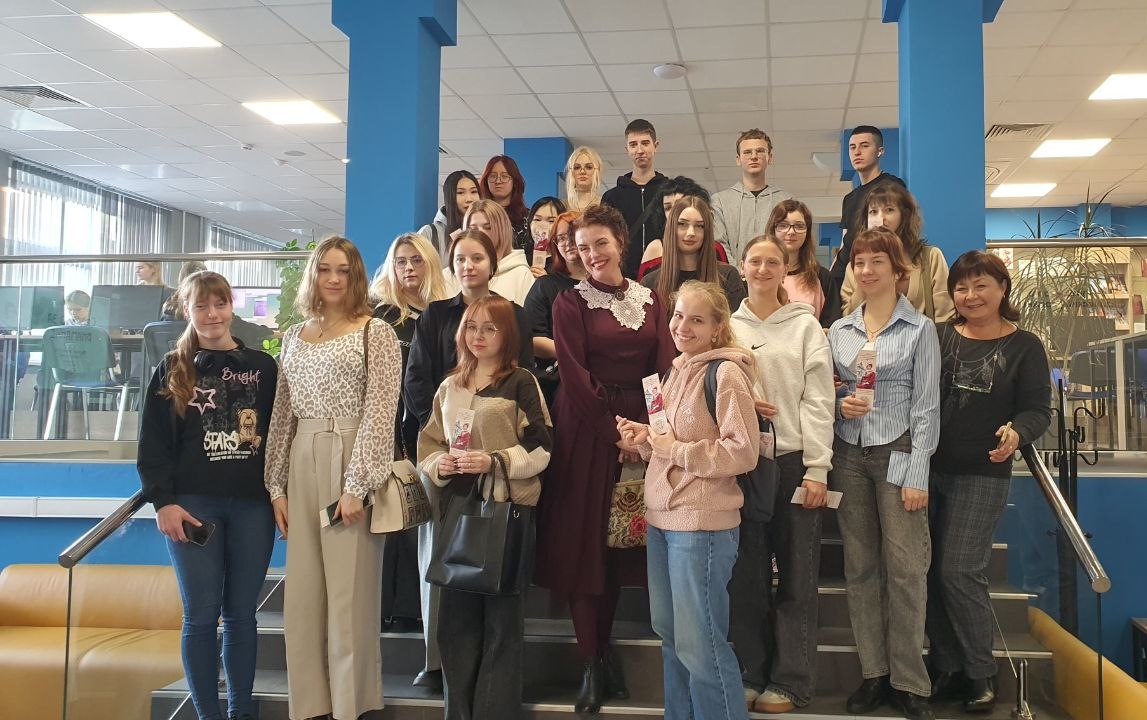 Творческая встреча студентов с экскурсоводом Татьяной Фоменко